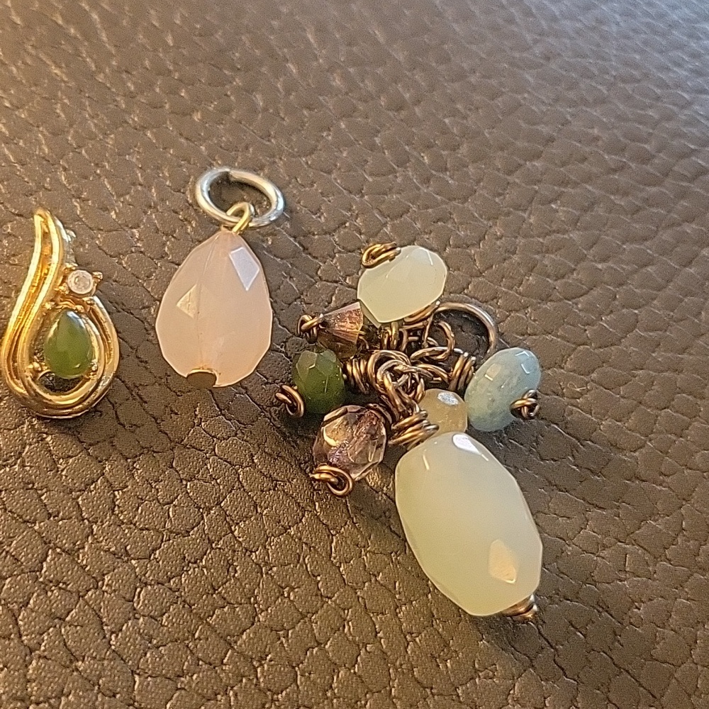 Lot of Sterling and Coach Pendant Costume Jewelry - Picture 9 of 9